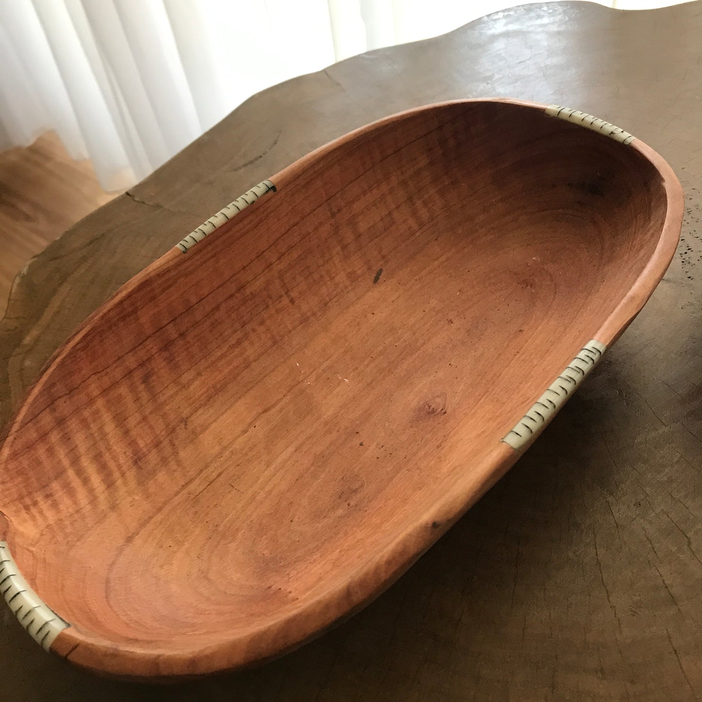 Bowls with bone detail