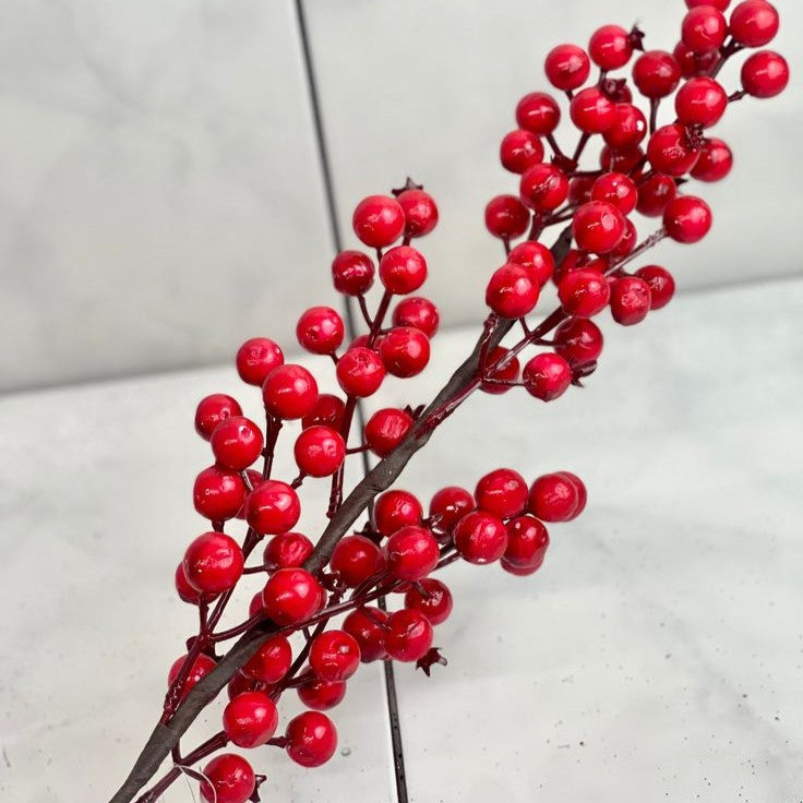 Red Berry Christmas stems