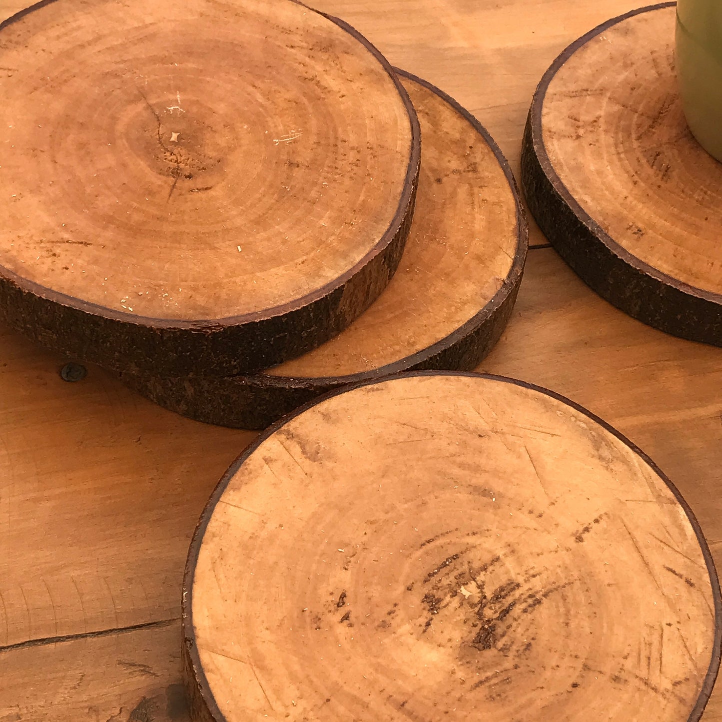 Chunky tea coasters