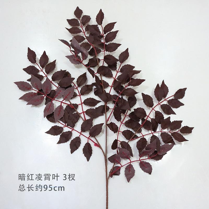 Burgundy stems