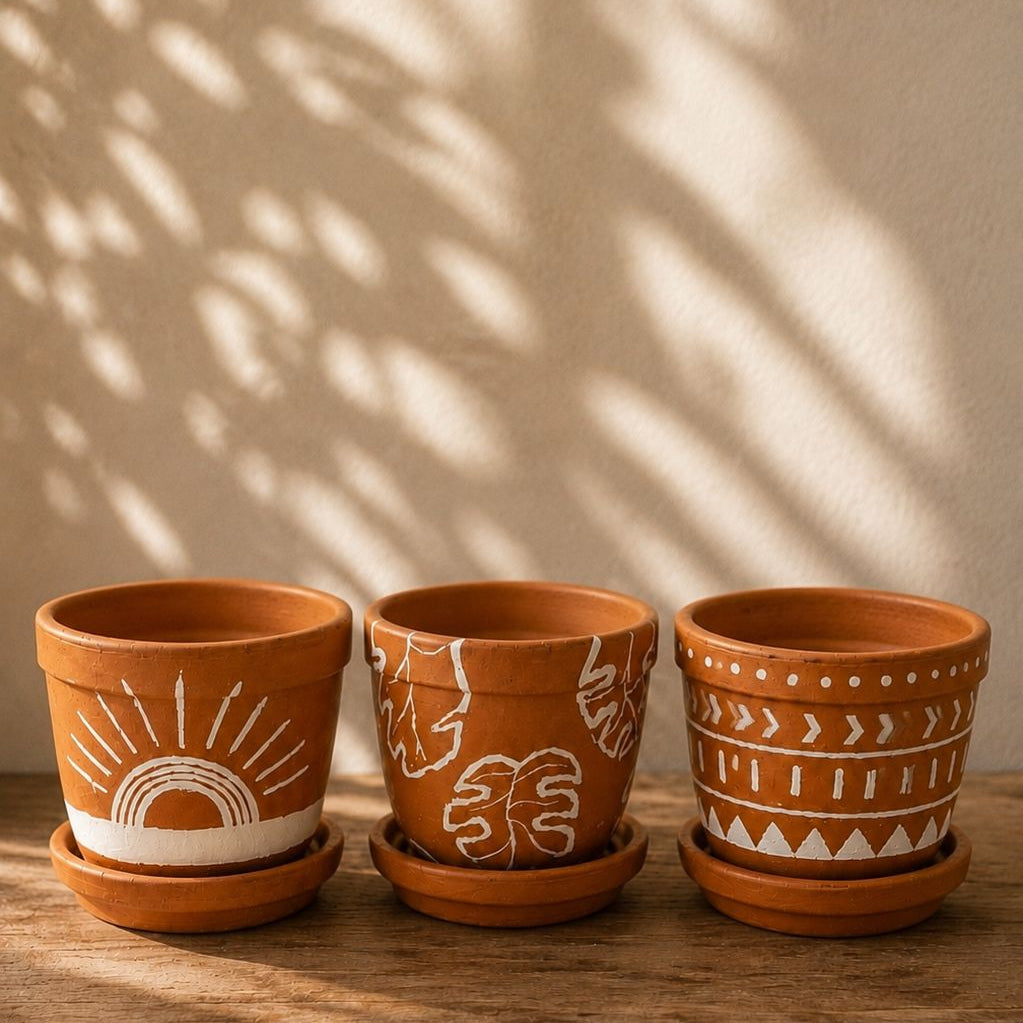 Boho Trio Planter Set