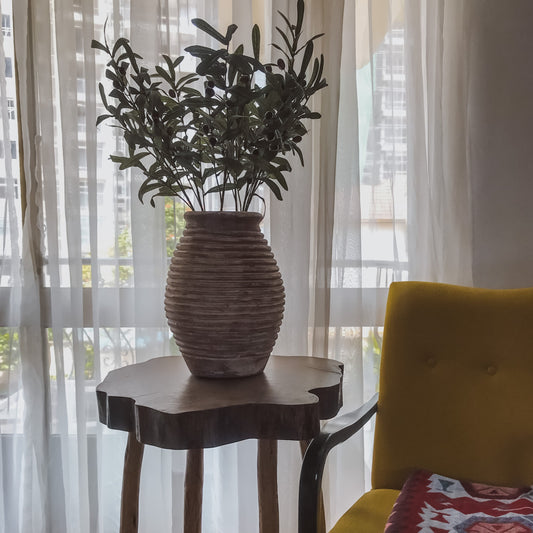 Olive jar and Olive stems